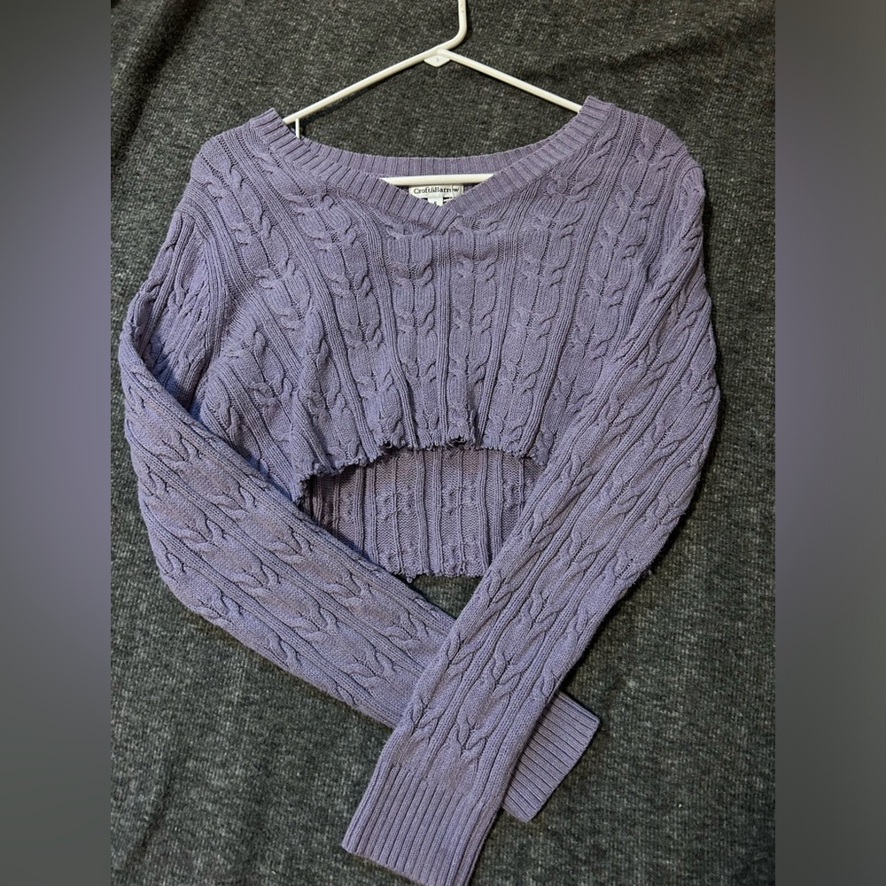 Cropped sweater